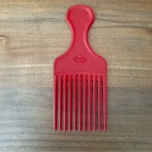 Vintage Goody red hair pick 6.5”